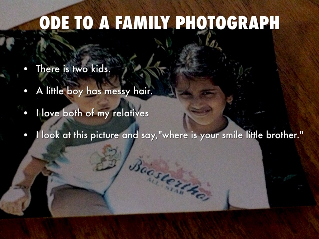 Ode To Family Picture