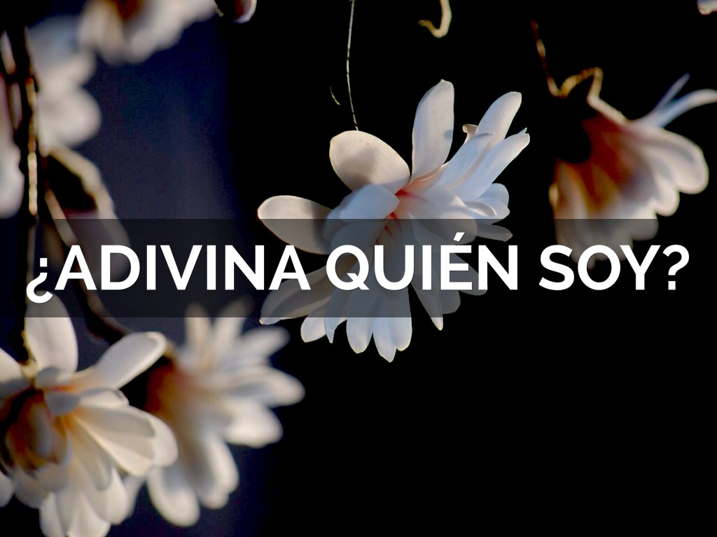 ¿Adivina Quién Soy?