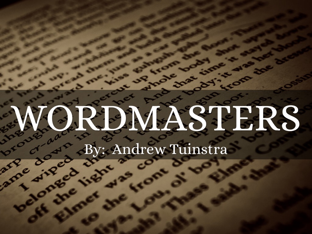 Wordmasters (yellow)