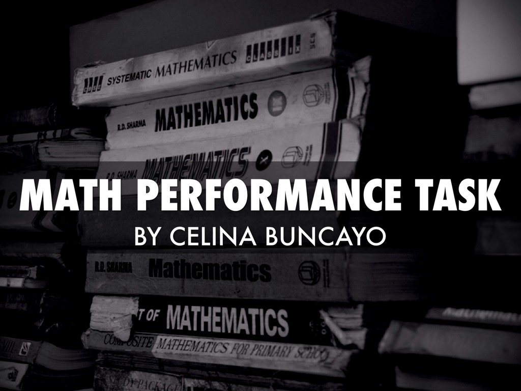 Math Performance Task