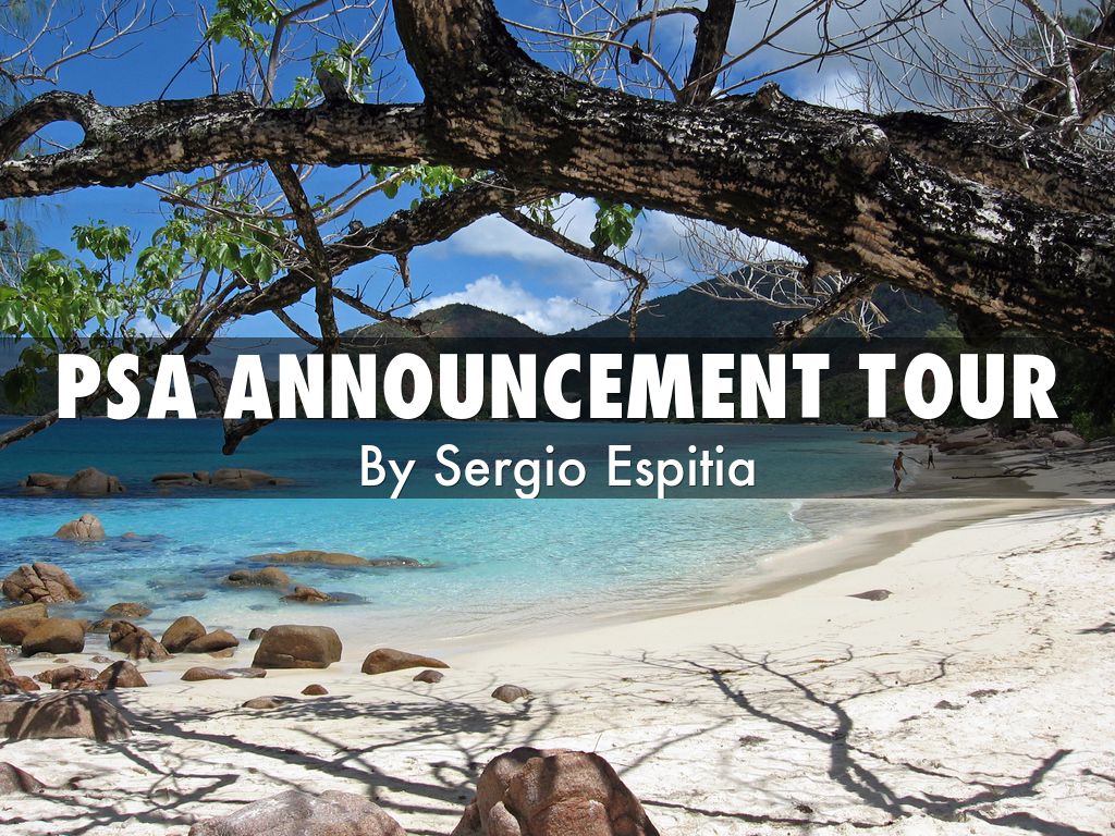 Psa ANNOUNCEMENT tour