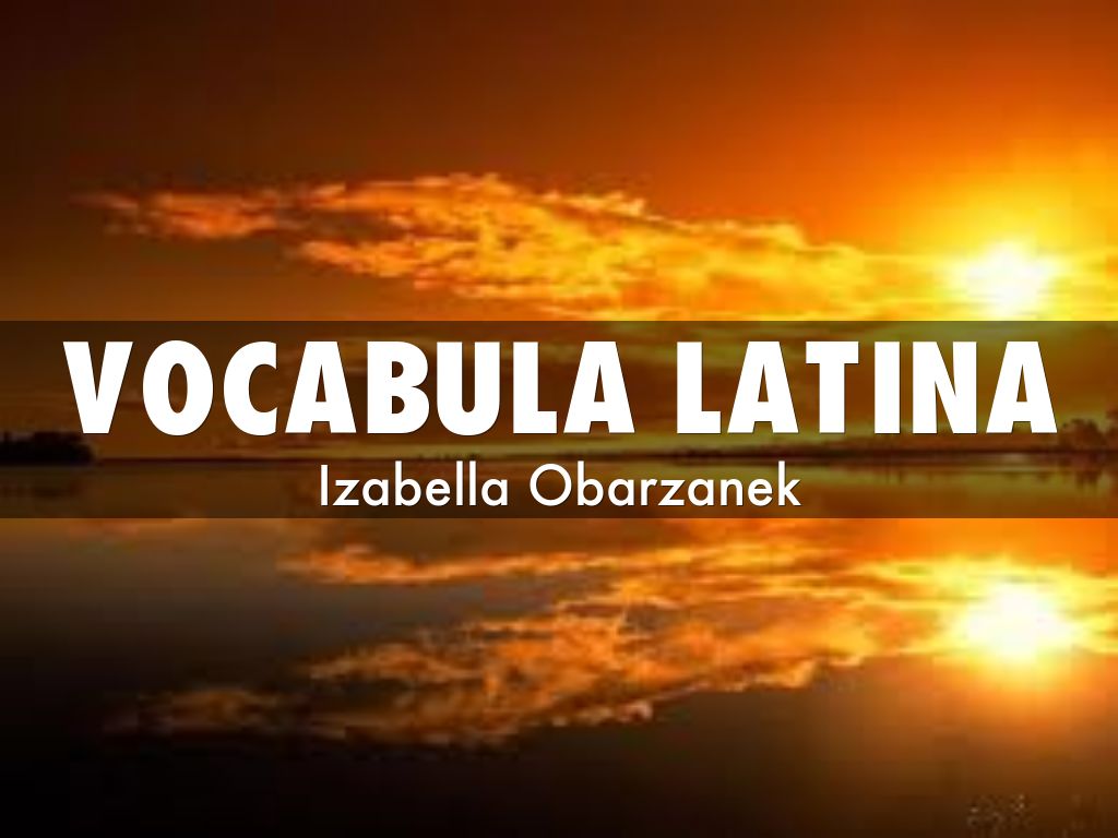 Vocabula Latina