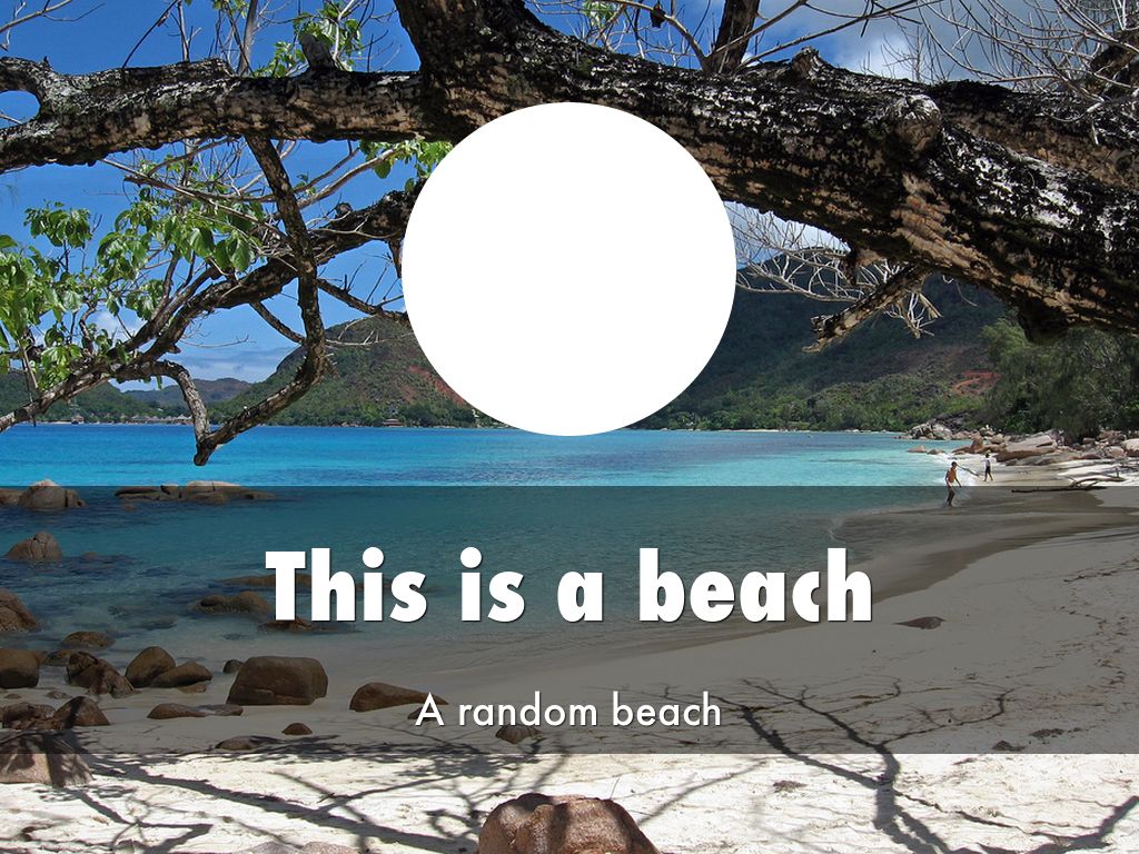 This is a beach