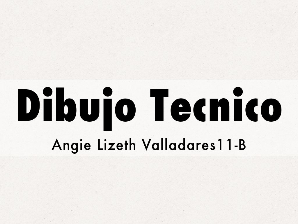 Dibujo Tecnico