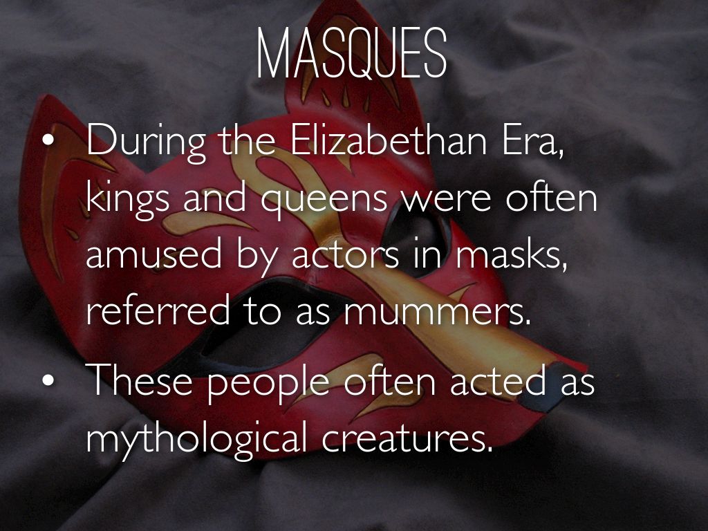 Elizabethan Masks By Amy Grasso