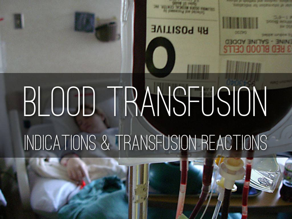 Blood transfusion