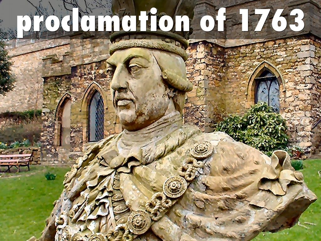 proclamation of 1763