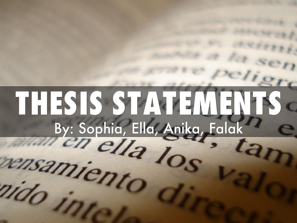 3 point thesis statement template image