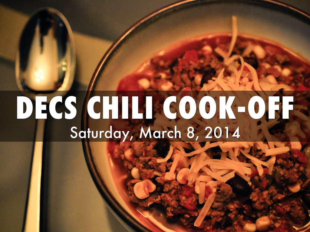 DECS Chili Cook-Off & Bake-Off