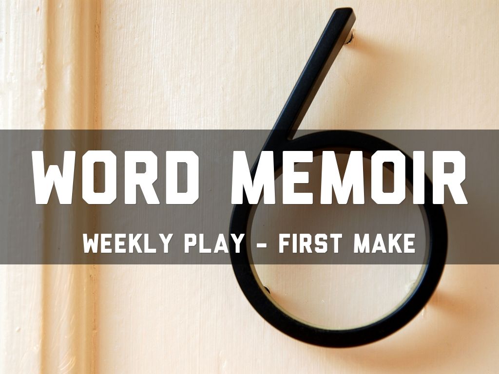 6 Word Memoir