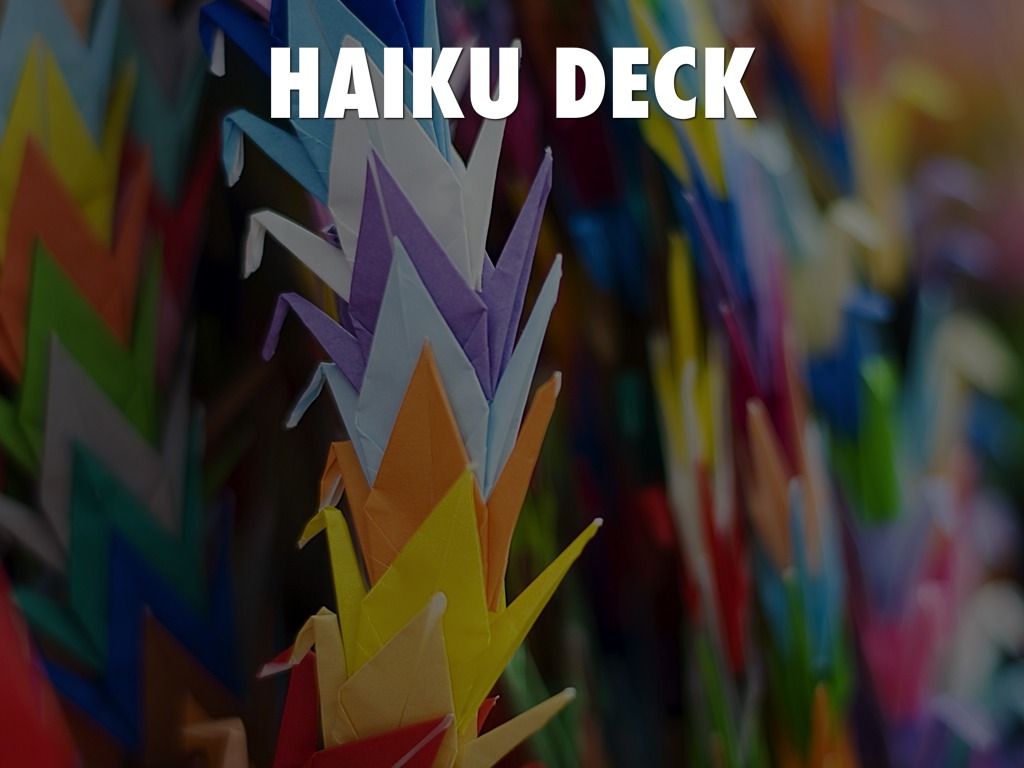 O que é o Haiku Deck?