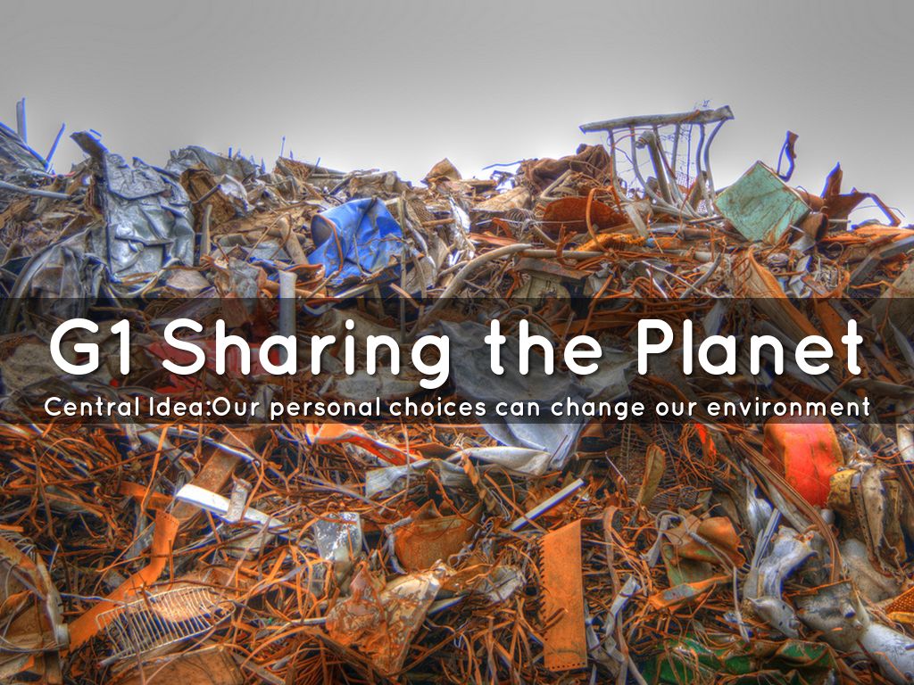 G1 Sharing the Planet