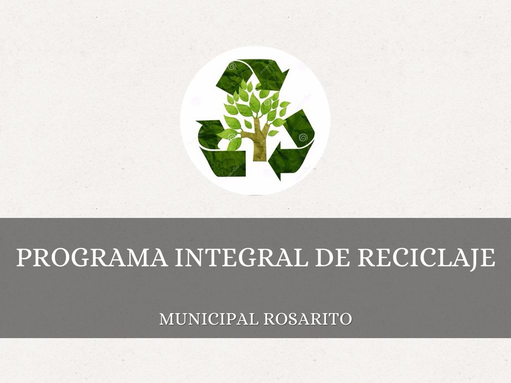 Programa integral de Reciclaje