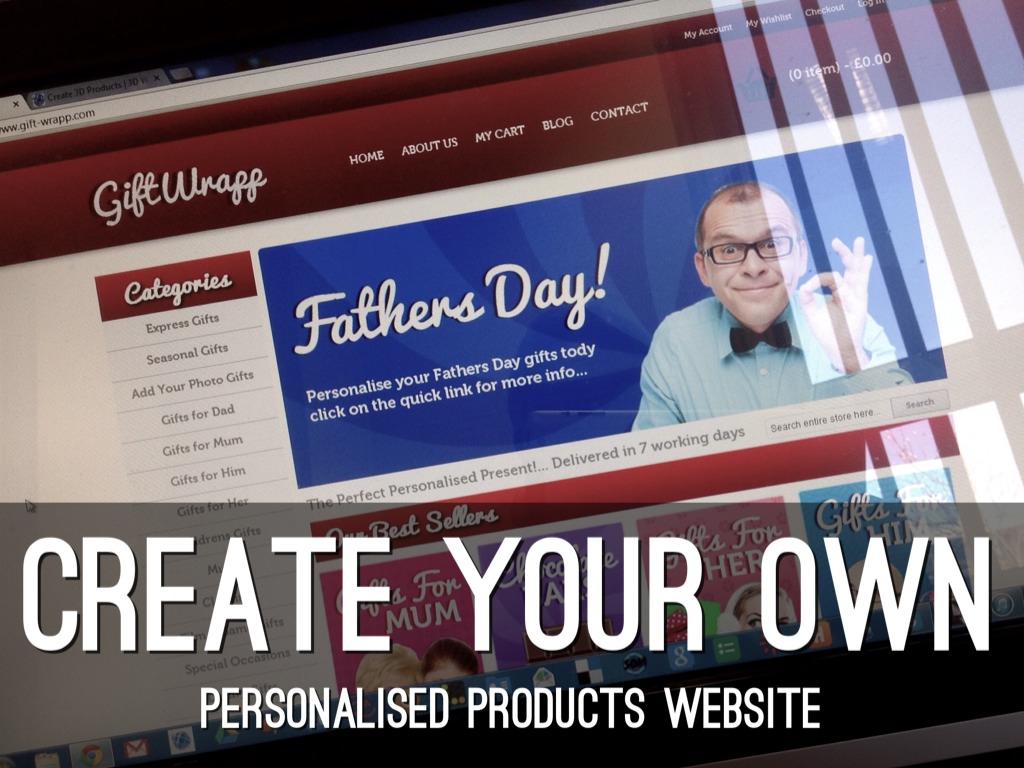 Personalised Product Websites