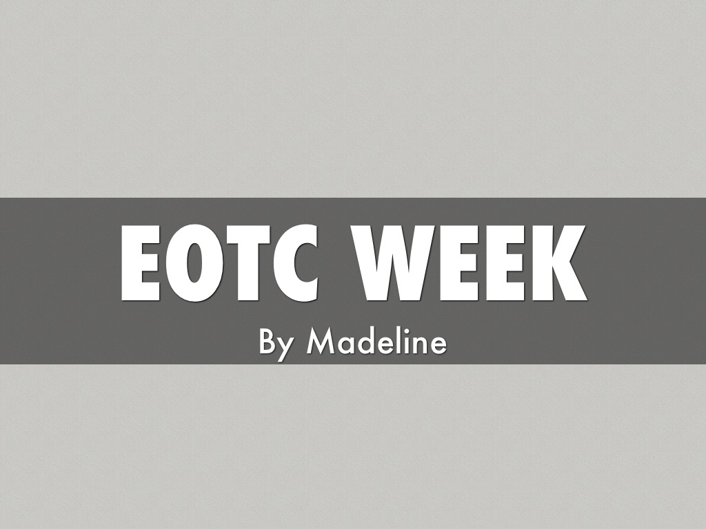 EOTC WEEK