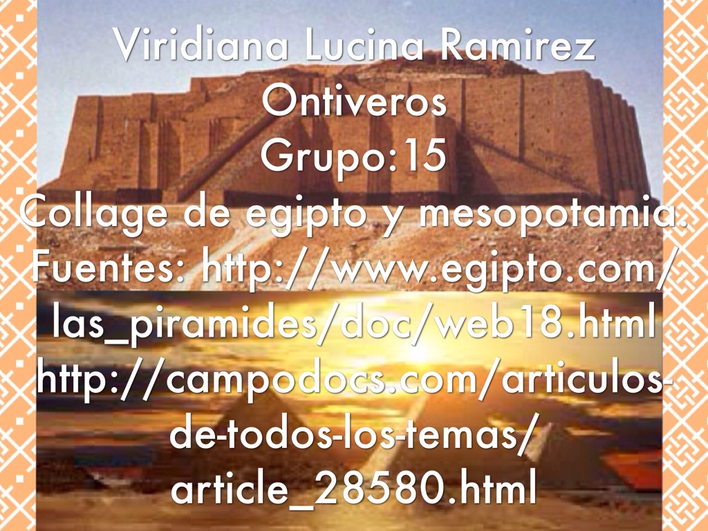 arte egipcio y mesopotamia