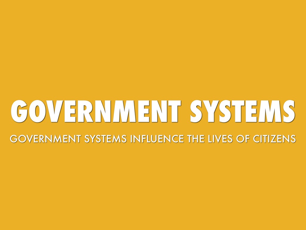 Government Systems
