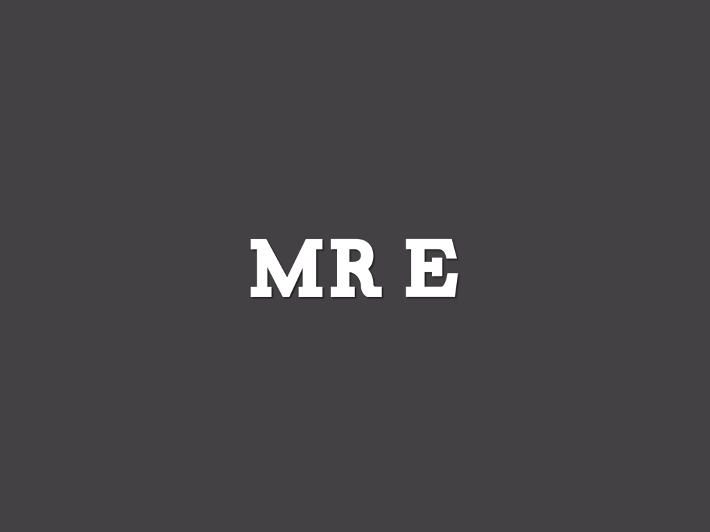 Mr E