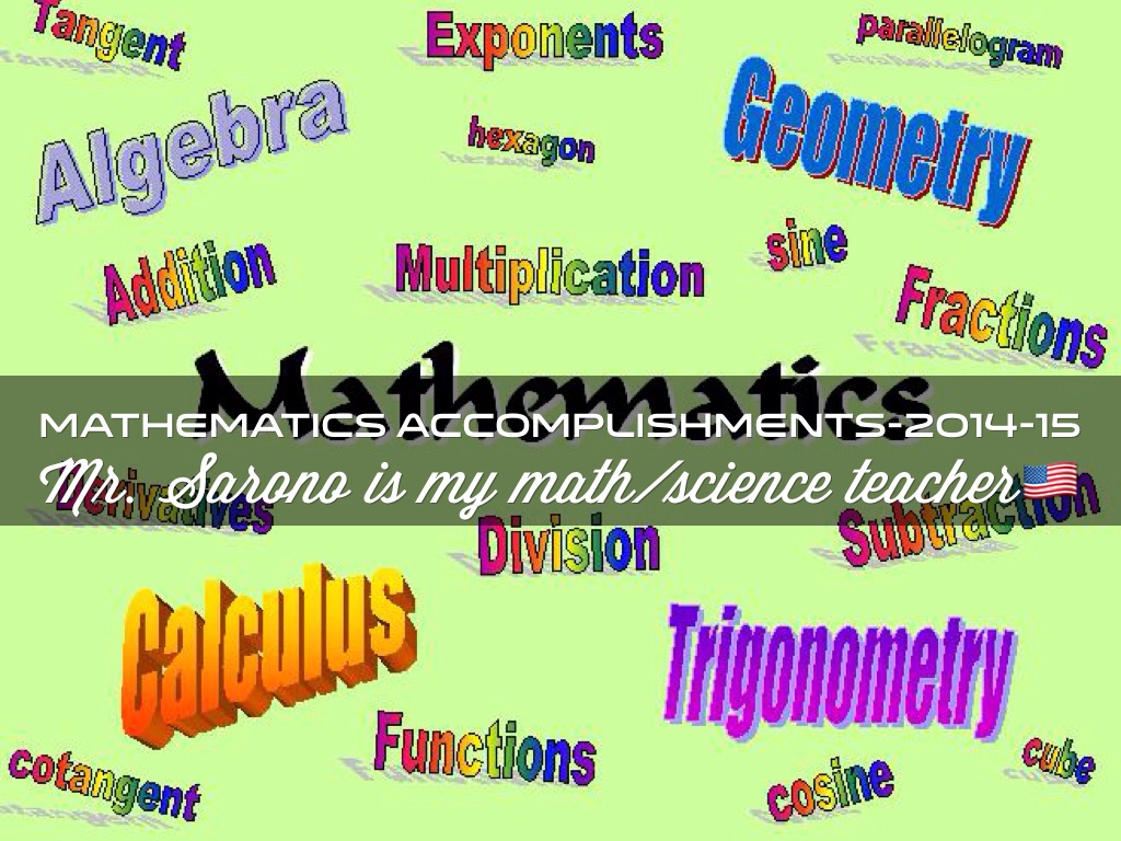 Mathematic Achievements