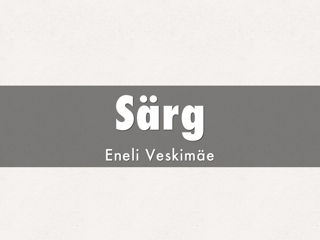 Särg