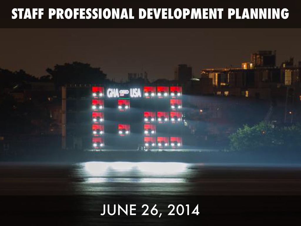 Staff Professional Development Planning Update