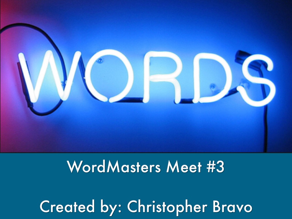 Christopher's WM List #3