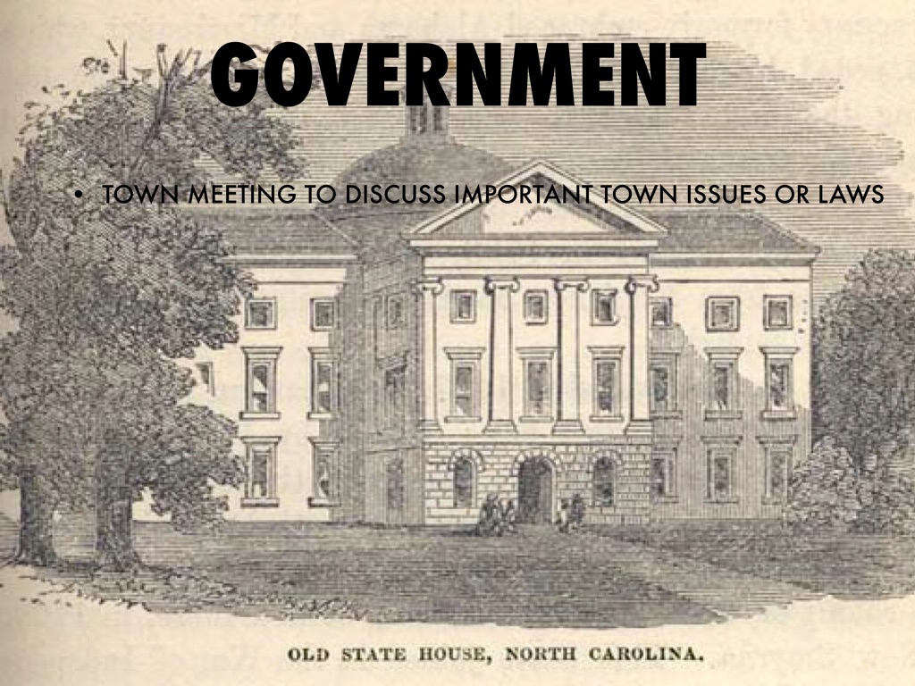 What was the system of government in the Southern Colonies?