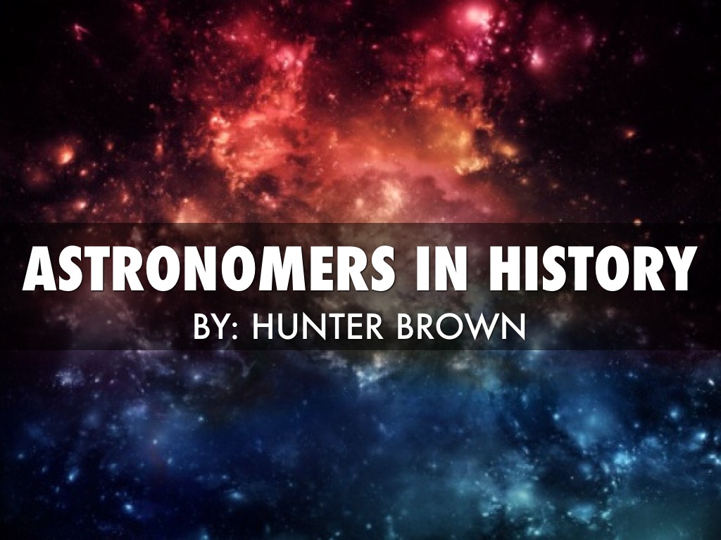 Astronomers In History