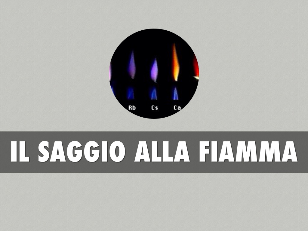 Il saggio alla fiamma