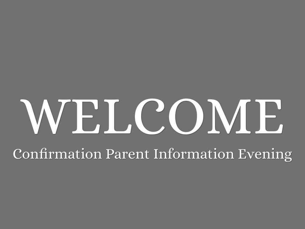 Confirmation 