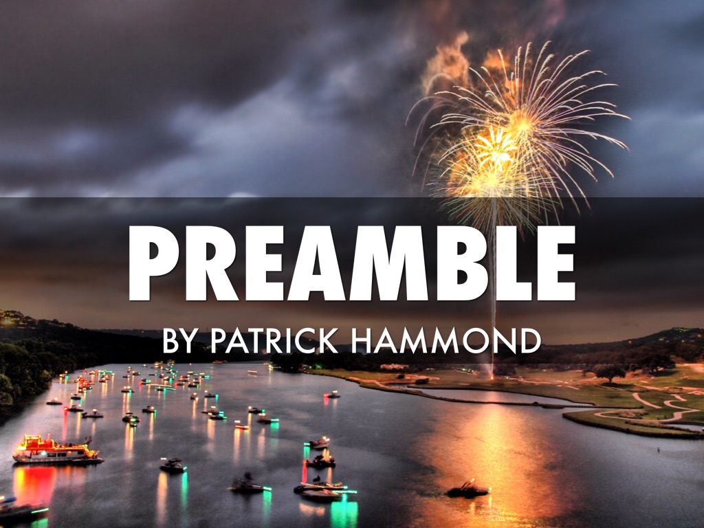 Preamble