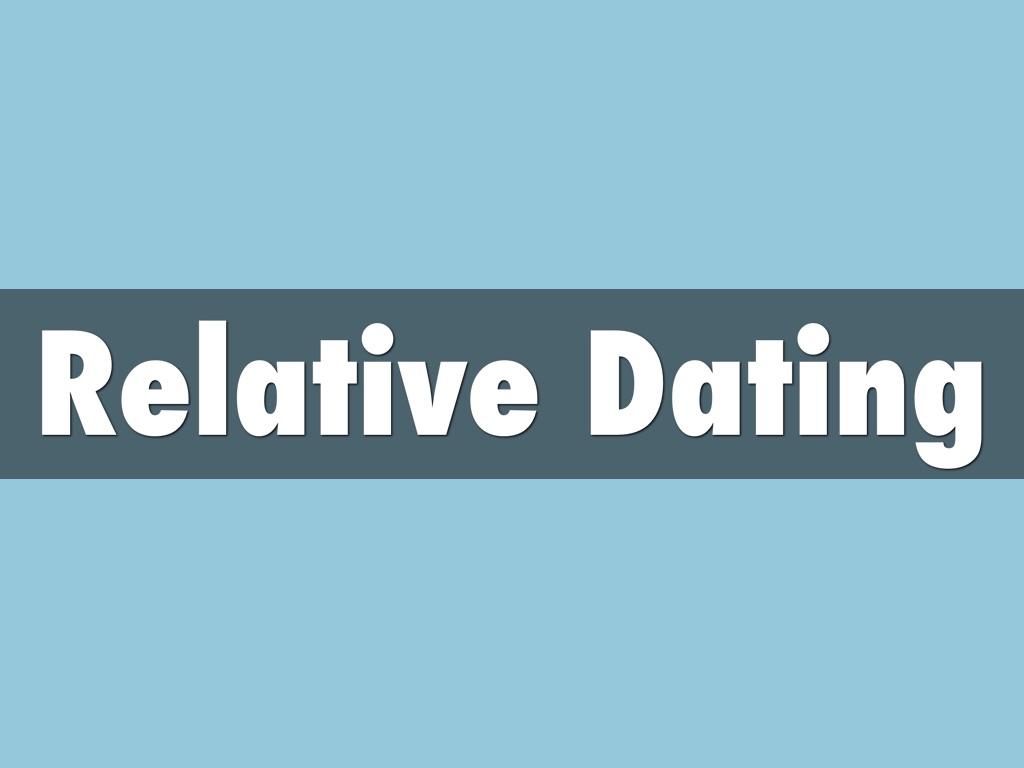 Relative Dating