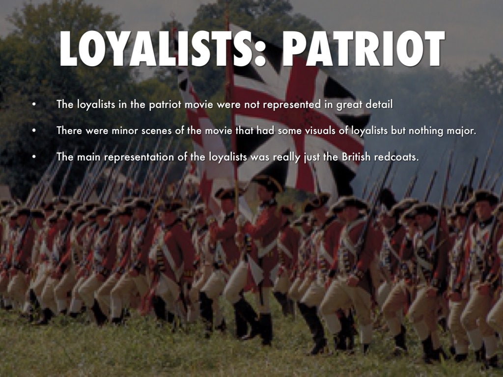 loyalist turned patriot Loyalist or patriot miss calamity (our eleven year old daughter) stunned me the other day with an incredibly astute observation she informed me that ours is a. loyalist turned patriot Loyalist or patriot miss calamity (our eleven year old daughter) stunned me the other day with an incredibly astute observation she informed me that ours is a.