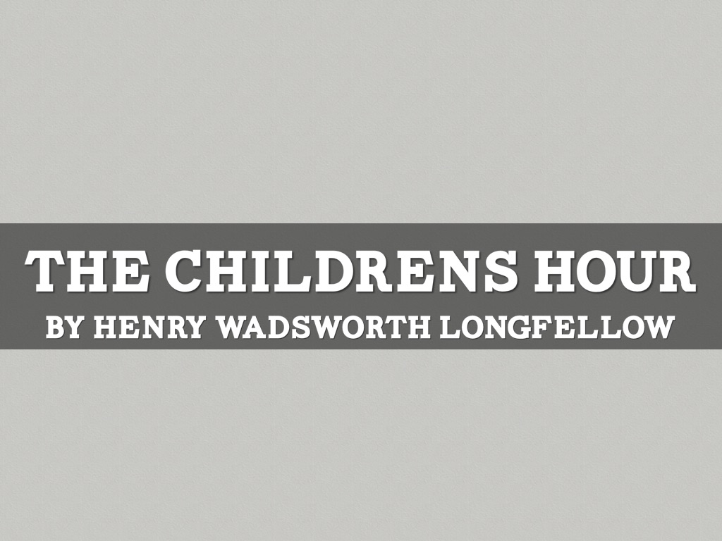 The Children's Hour