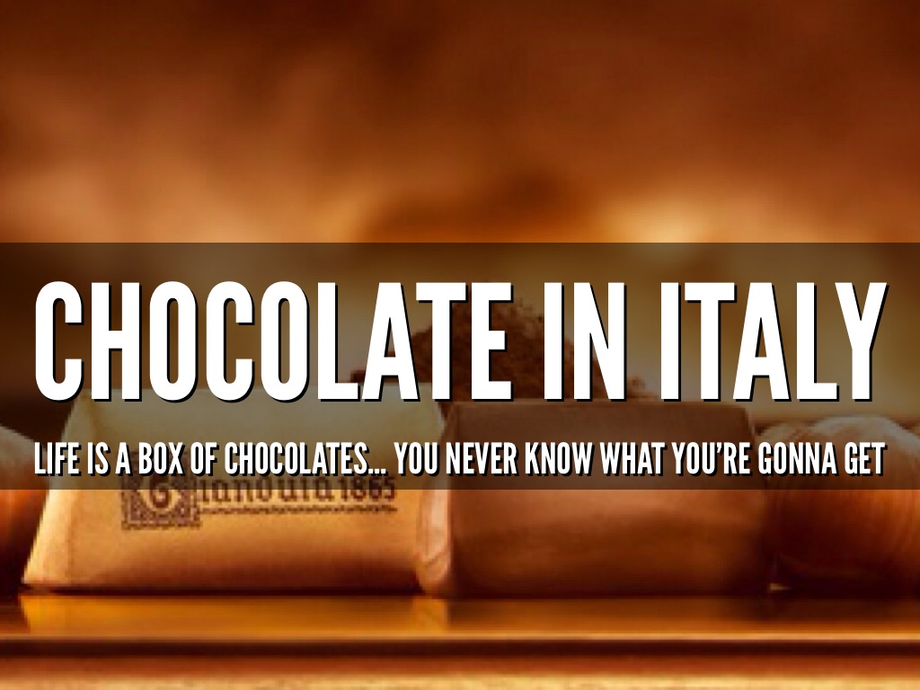Italy- more than Pizza & Mandolino- All around Chocolate