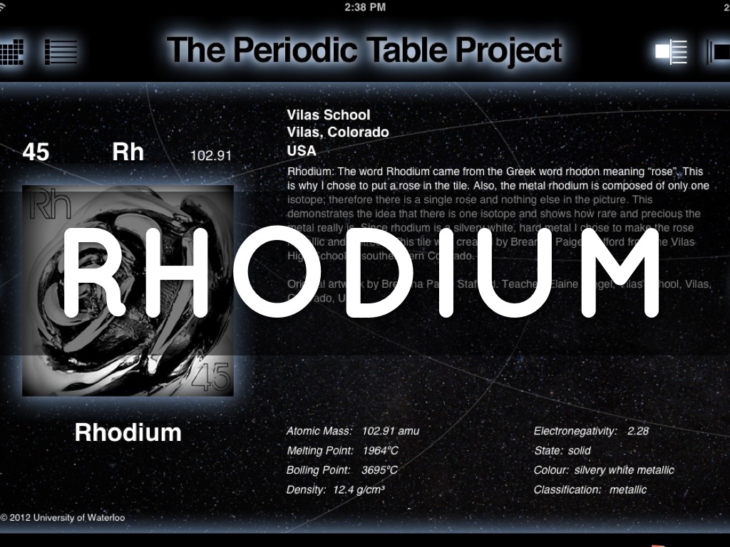 Rhodium