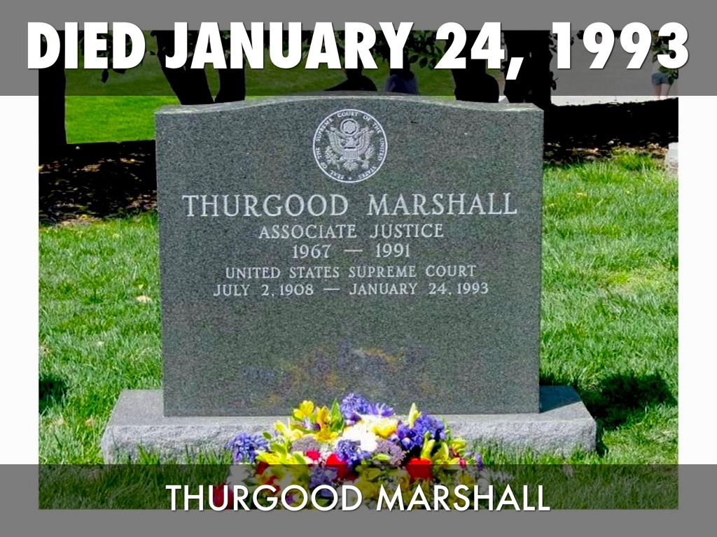 Image result for thurgood marshall death