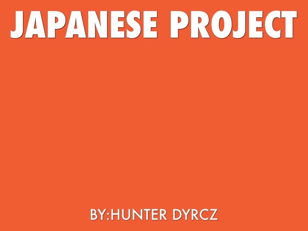 Japanese Project