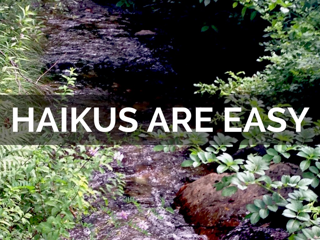 Haikus Are Easy