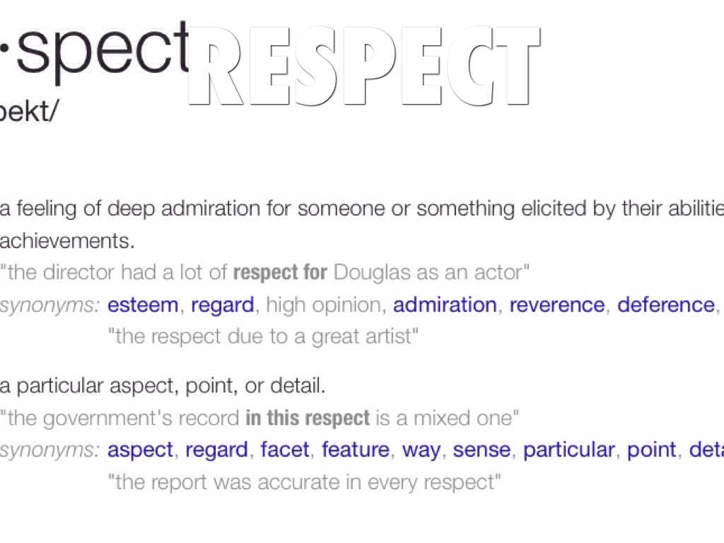 Respect