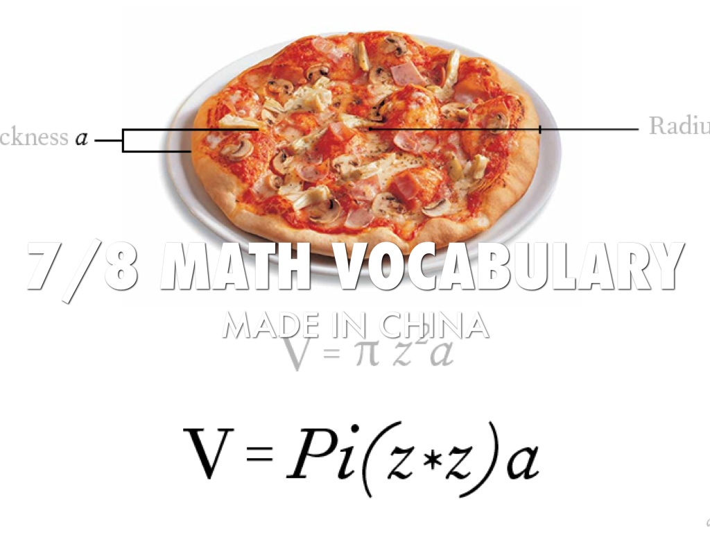 Math Vocabulary