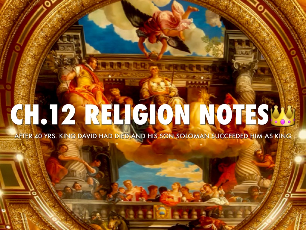 Religion Ch.12 Notes