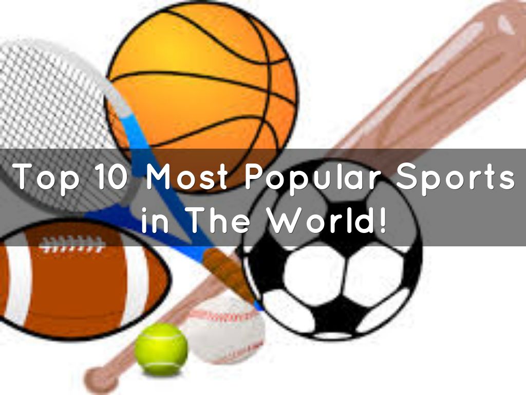 Top 10 Most Popular Sports in The World! by 7calytonv
