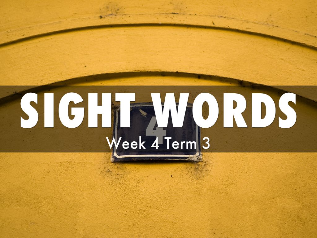 Sight Words