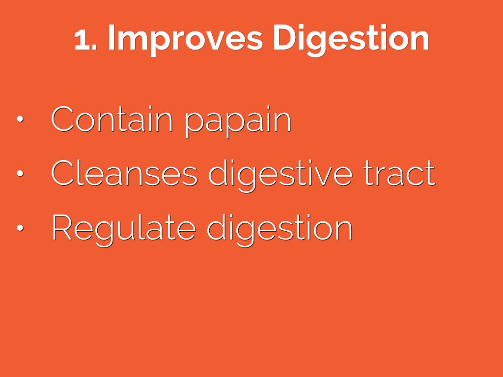 Health Benefits of Papaya by Jeremiah Say