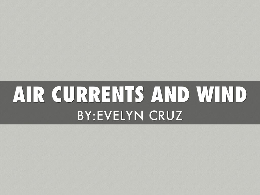 Air Currents And Wind