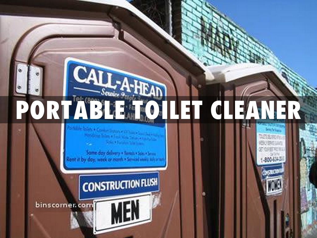 portable toilet cleaner
