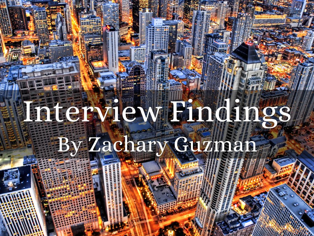 Interview Findings