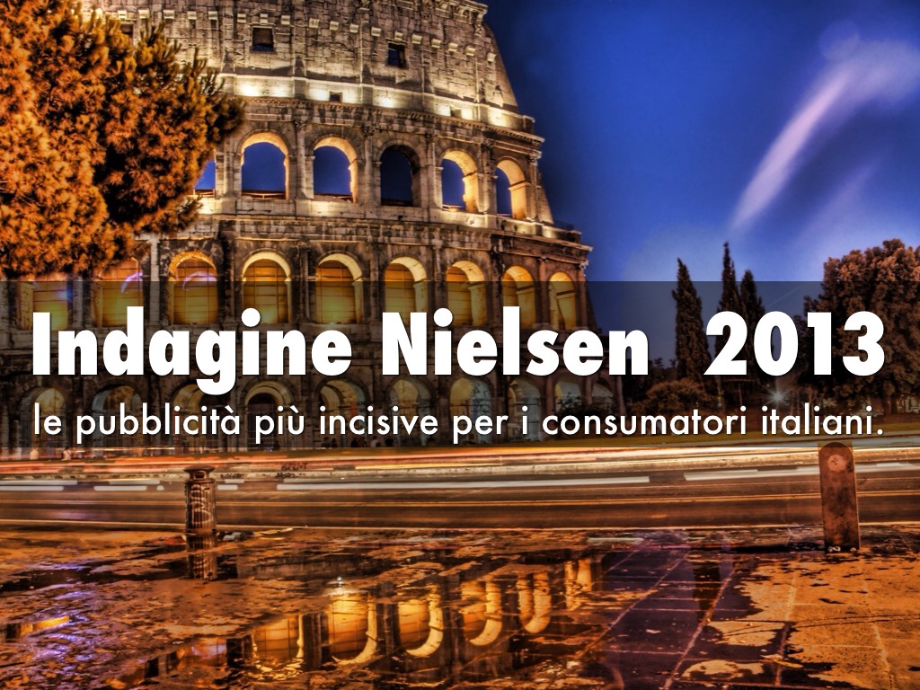 Indagine Nielsen 2013