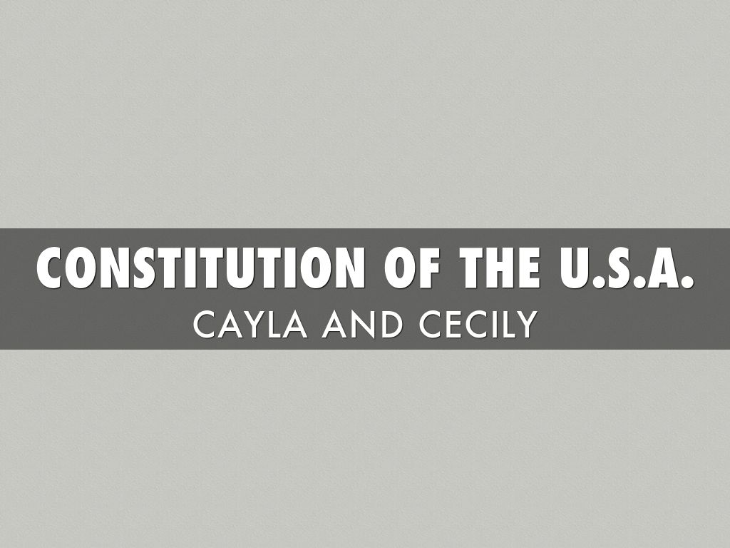 Constitution 